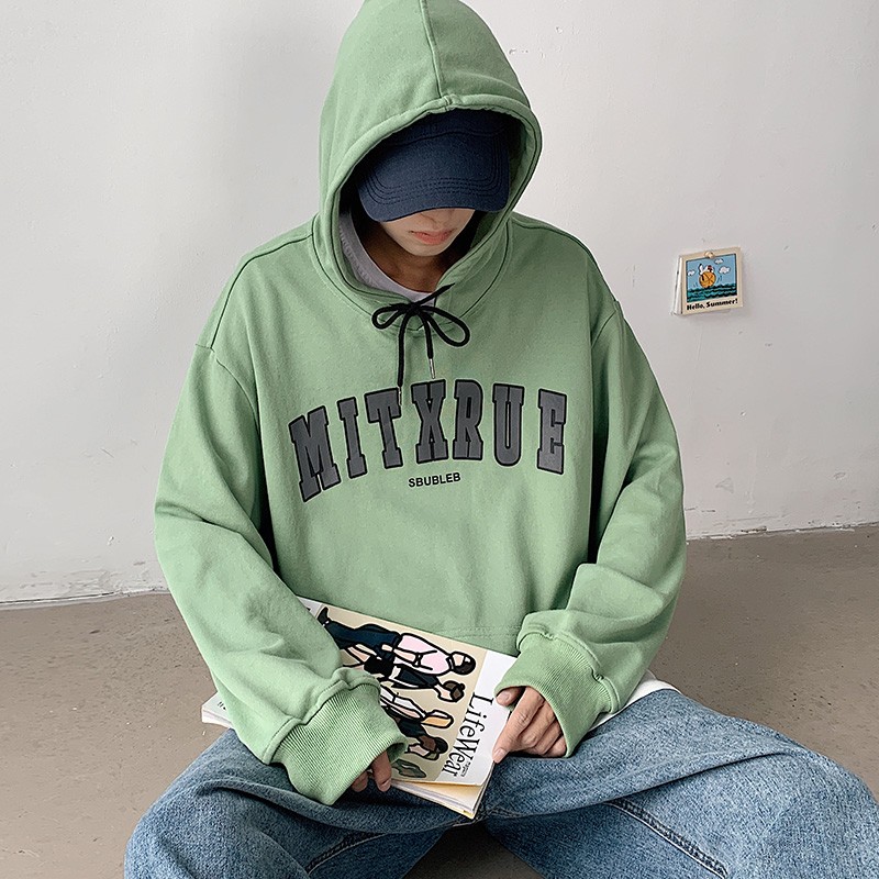 秋季潮流秋季字母印花连帽卫衣B315-HK2002-P65控88,男装卫衣,电商B315