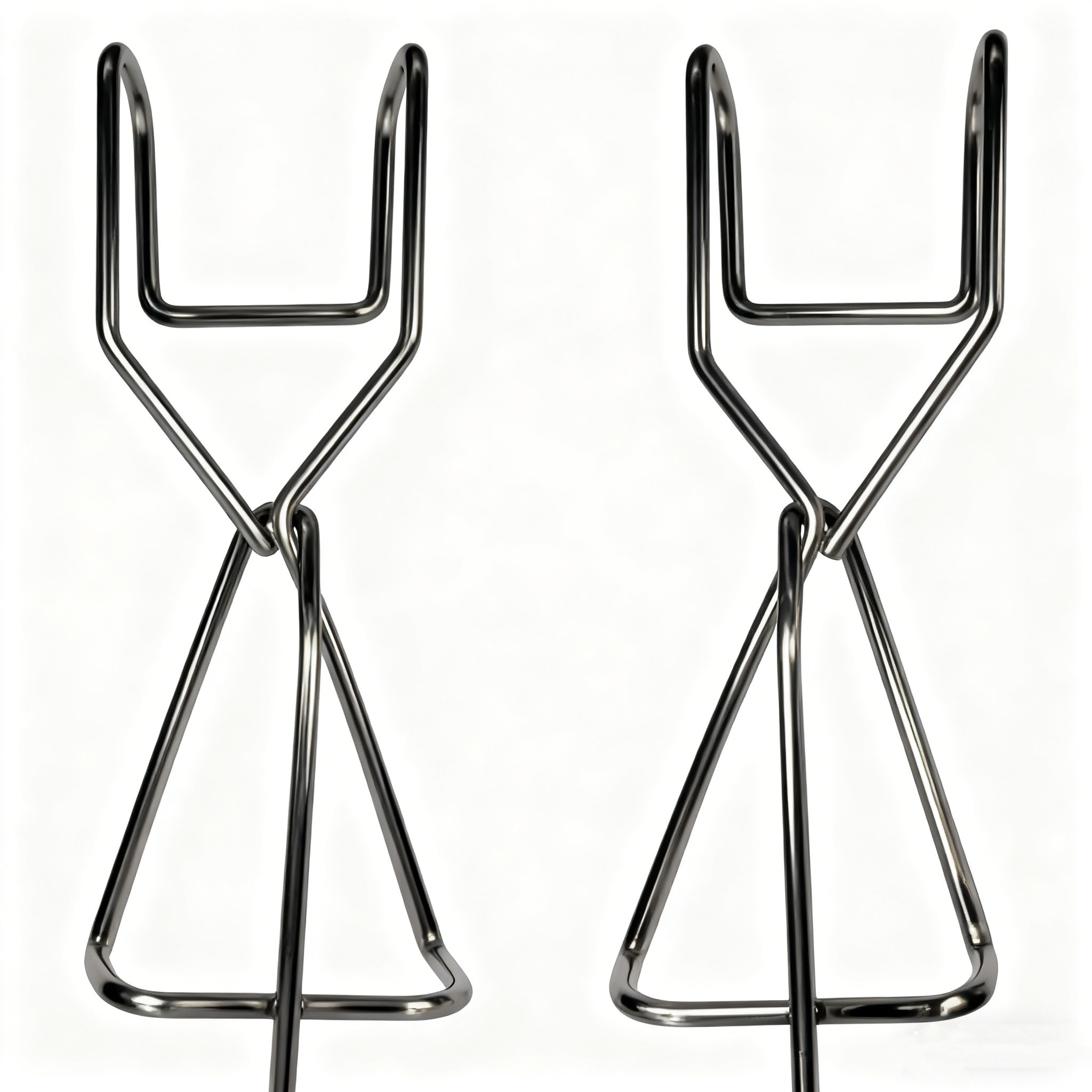 兰花剩手挂钩蝴蝶兰红陶盆不锈钢挂钩夹花盆石斛多肉盆花盆钩壁挂