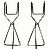 兰花剩手挂钩蝴蝶兰红陶盆不锈钢挂钩夹花盆石斛多肉盆花盆钩壁挂