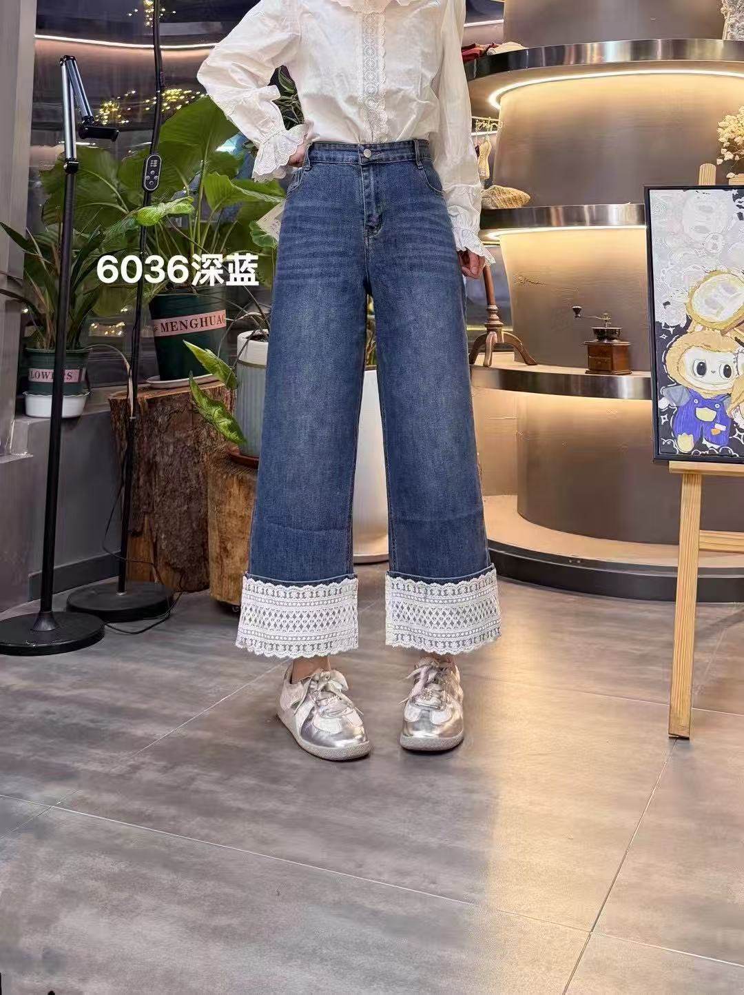 【1.8慧姐大码女装】2025新款山本牛仔裤子LL6036-,女装/女士精品,大码羽绒服,淘宝优惠券,粉丝福利购,淘宝优惠卷