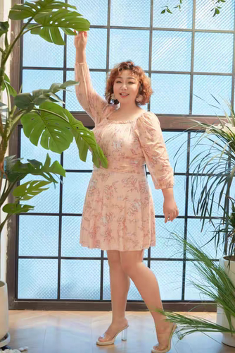 【12.18慧姐大码女装】2025新款连衣裙YNF范6689-7155