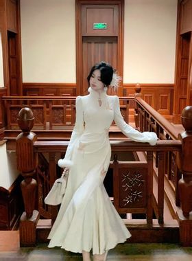 【12.14慧姐大码女装】2025新款高端连衣裙ZM曼9306-