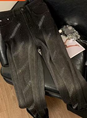 【12.25慧姐大码女装】2025新款加绒闪亮裤子BNE9179-