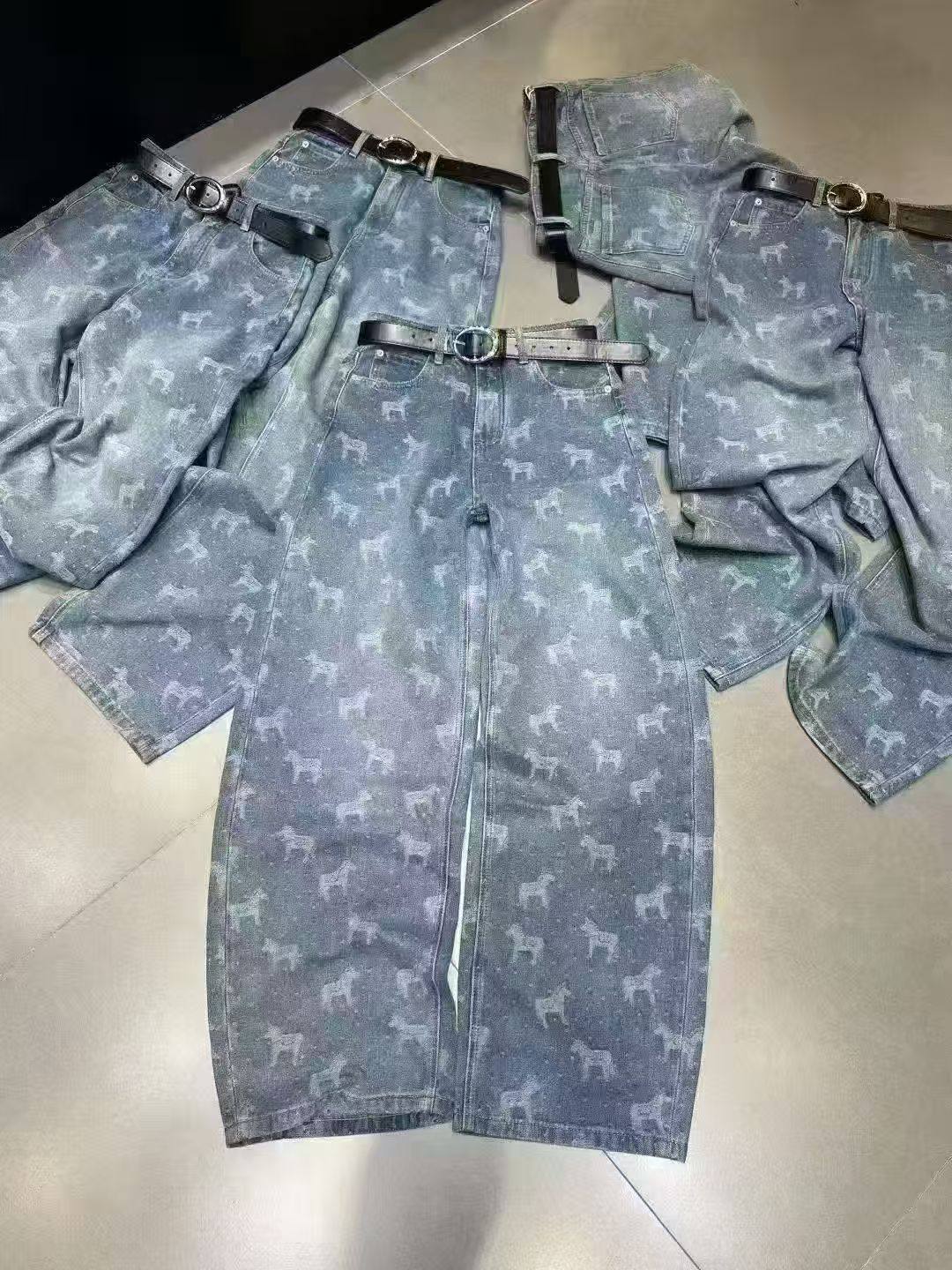 【1.5慧姐大码女装】2025新款I小马牛仔裤子BOS6962-,女装/女士精品,大码羽绒服,淘宝优惠券,粉丝福利购,淘宝优惠卷