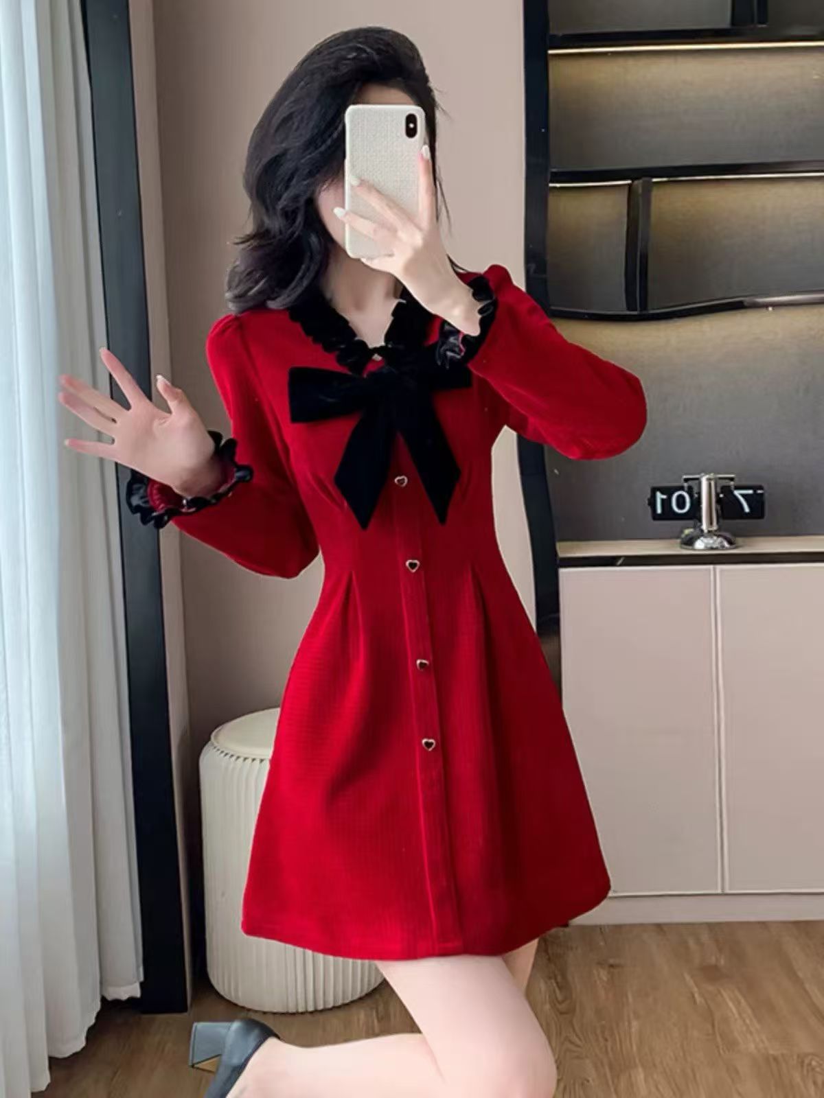 【12.11慧姐大码女装】2025新款连衣裙CC畅8018-7148