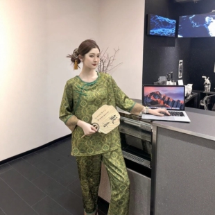 2026新款 女装 万象花套装 YMR571 3899 3.2慧姐大码