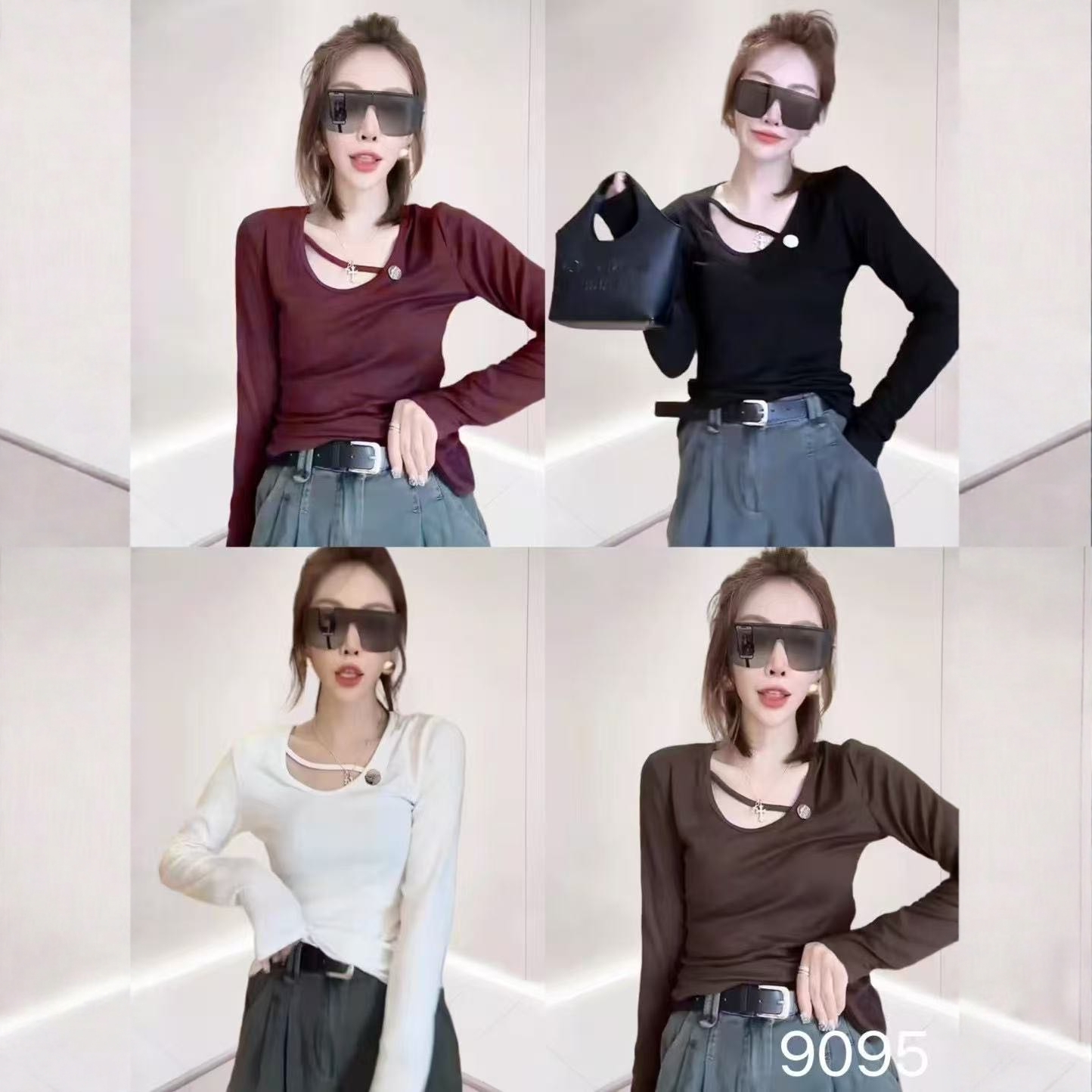 【11.19诗语美美哒】2025新款百搭上衣SFY9095-