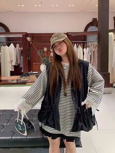 条纹上衣PYR699 2026新款 女装 7025 3.22慧姐大码