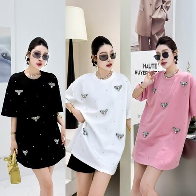 【2.5慧姐大码女装】2025新款重工大版上衣YDD86029-