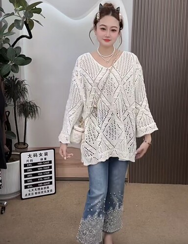 【8.31慧姐大码女装】2026秋款上衣SL石96288-