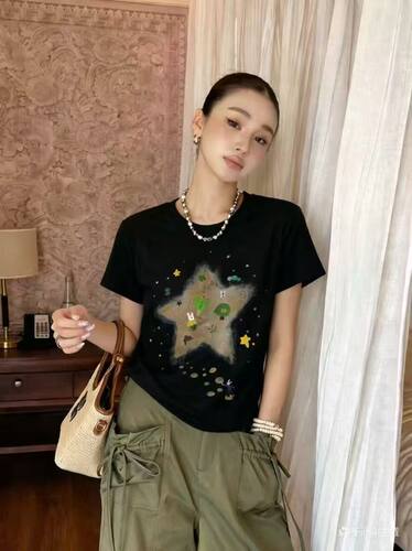 【6.12慧姐大码女装】2026新半袖DMM苗26118-7033