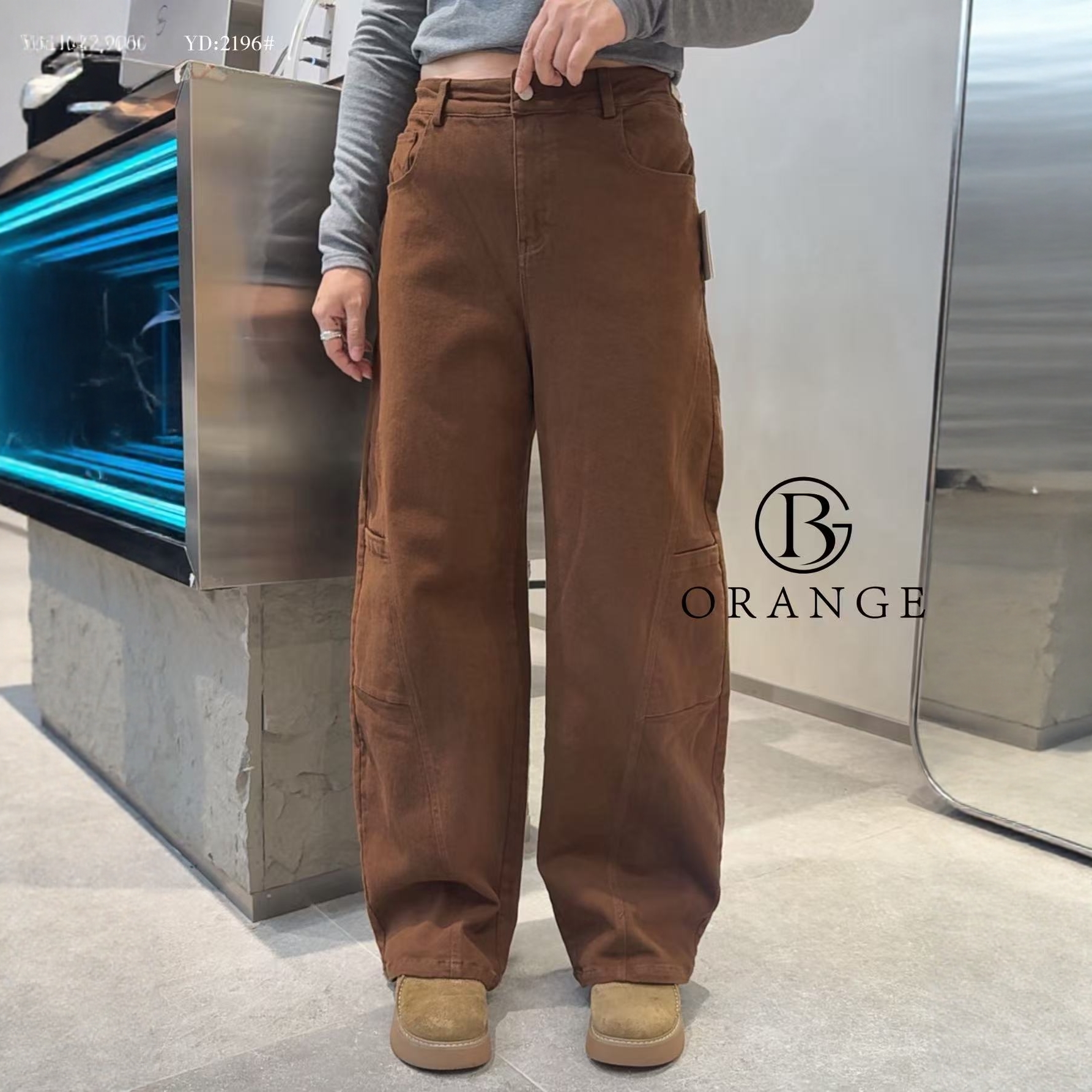 【11.25慧姐大码女装】2025新款大橘子炫风加绒裤子DJZ2196-