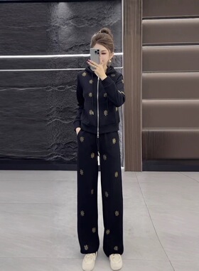 【1.21慧姐大码女装】2025新款重工拈套装PLL8861-