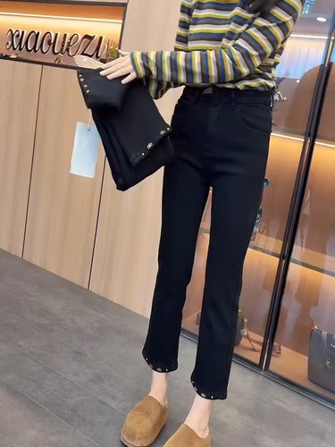 【10.28慧姐大码女装】2025新款加绒女神裤子CZ25380-