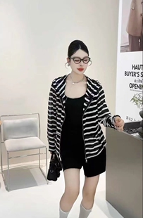 【4.17慧姐大码女装】2026新款假两件PHH1987-7029