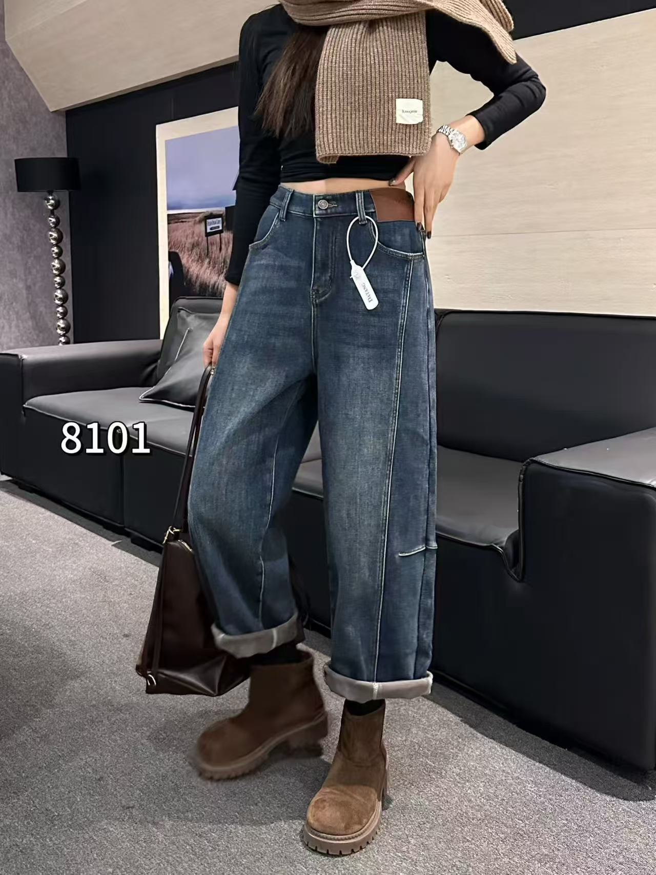 【12.11慧姐大码女装】2025新款裤子DT唐8101-7165