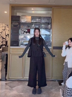 【12.21慧姐大码女装】2025新款雪花妮三套装ANQ琪25132-7165