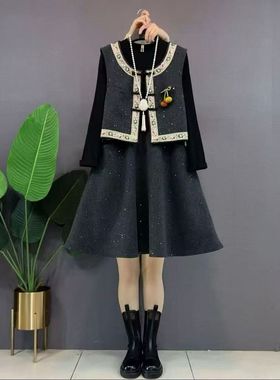 【12.21慧姐大码女装】2025新款高端套装XYJ佳1115-