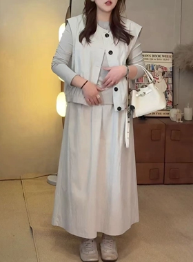 【3.26慧姐大码女装】2026新款套裙DS988962-7052