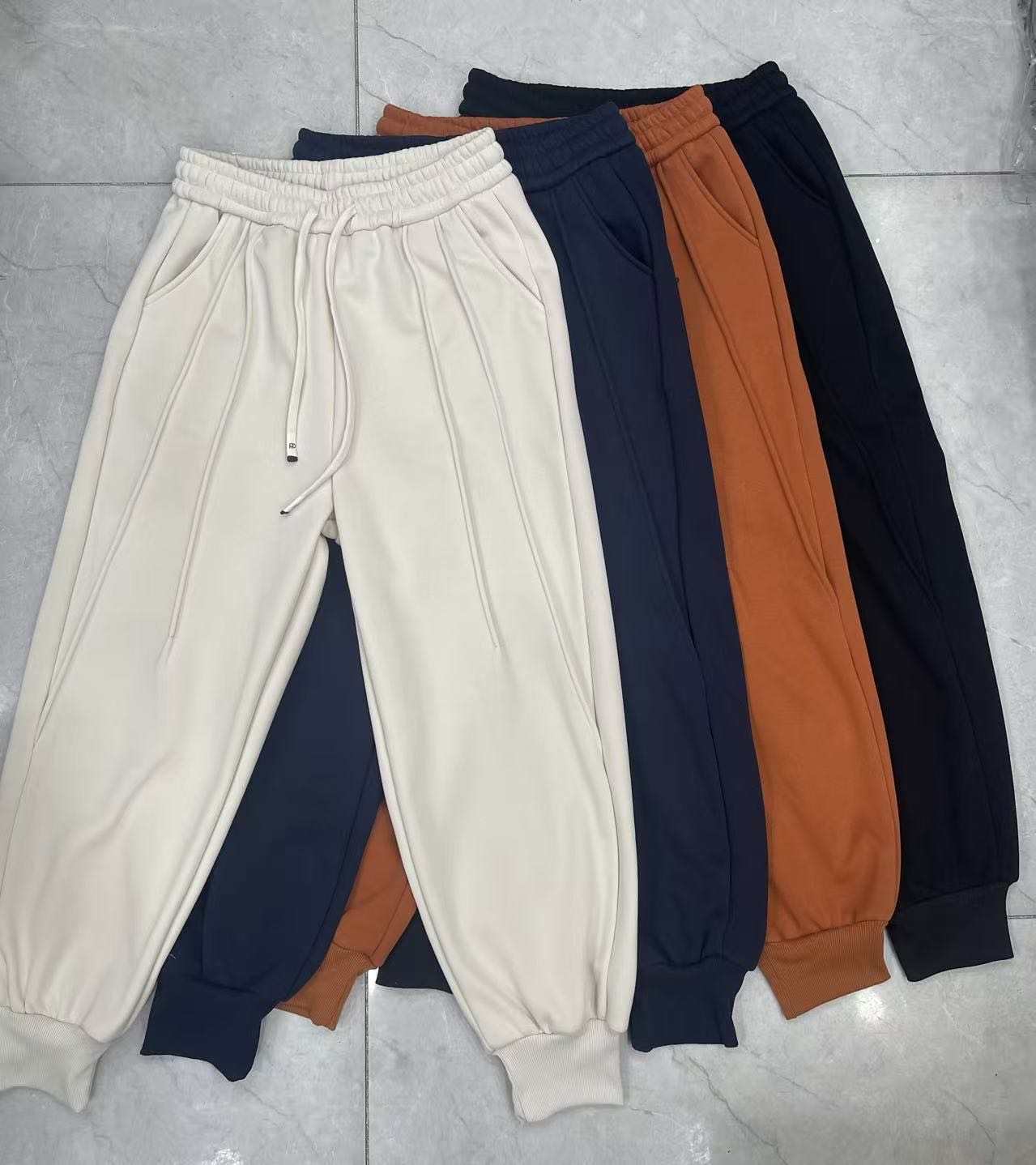 【11.1慧姐大码女装】2025新款加绒卫裤裤子BSX8400-