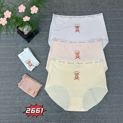 【4.30慧姐大码女装】2026新款内裤5条HSY2661-