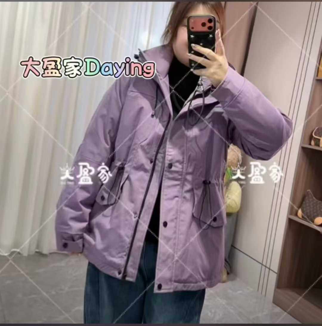 【1.14慧姐大码女装】2025新款羽绒服冲风衣外套UMDM2516-,女装/女士精品,大码羽绒服,淘宝优惠券,粉丝福利购,淘宝优惠卷