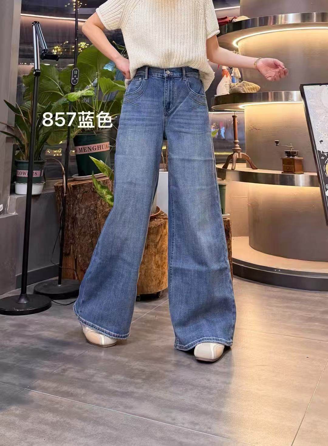 【1.8慧姐大码女装】2025新款牛仔裤子LL857-,女装/女士精品,大码羽绒服,淘宝优惠券,粉丝福利购,淘宝优惠卷