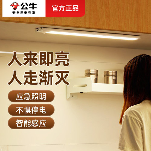 公牛人体智能感应灯超长续航