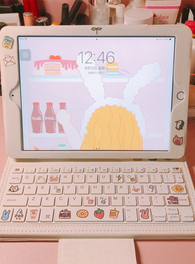 8thdays2022新款ipad10保护套2蓝牙键盘pro11寸mini5套装3苹果7/8平板电脑2019卡通壳10.9可爱9全包防摔air4