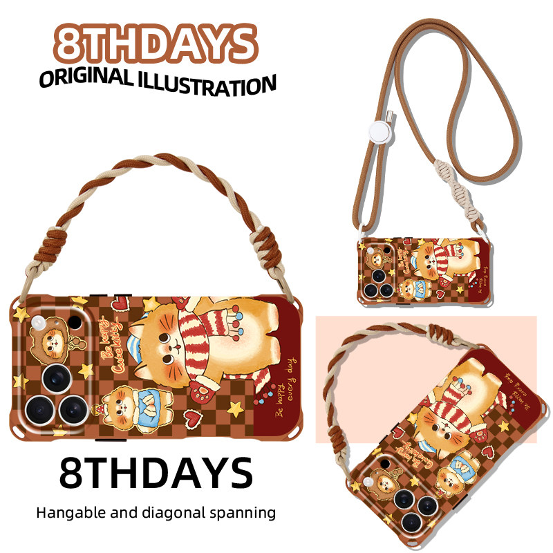 适用苹果17秋冬新款挂绳手机壳