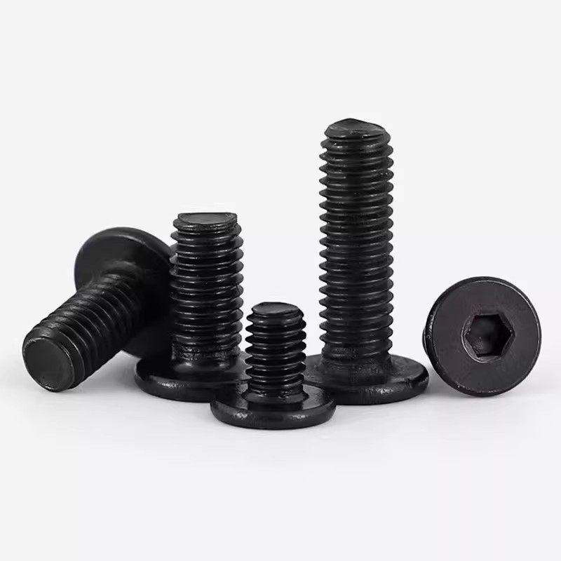 黑304不锈钢扁平头CM内六角螺丝低短头薄头大平头螺丝M3M4M5M6,五金/工具,螺钉,淘宝优惠券,粉丝福利购,淘宝优惠卷