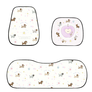 汽车坐垫四季通用透气新款可爱女生车垫子卡通半包座椅套座垫座套