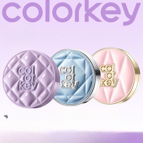 Colorkey珂拉琪鱼子酱气垫精华粉底遮瑕持久不脱妆持妆混干油皮