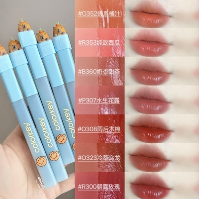 Colorkey珂拉琪唇露卡皮巴拉R353唇釉低饱和不易沾杯口红