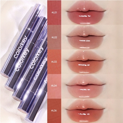 Colorkey珂拉琪小金管固体唇蜜紫管G03精华口红唇膏水光嘟嘟唇