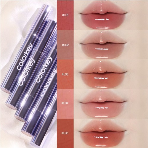 Colorkey珂拉琪小金管固体唇蜜紫管G03精华口红唇膏水光嘟嘟唇