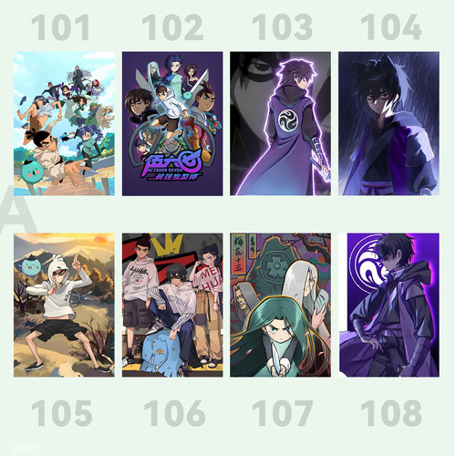 刺客伍六七海报动漫周边写真宿舍墙贴房间卧室超大墙纸高清壁纸