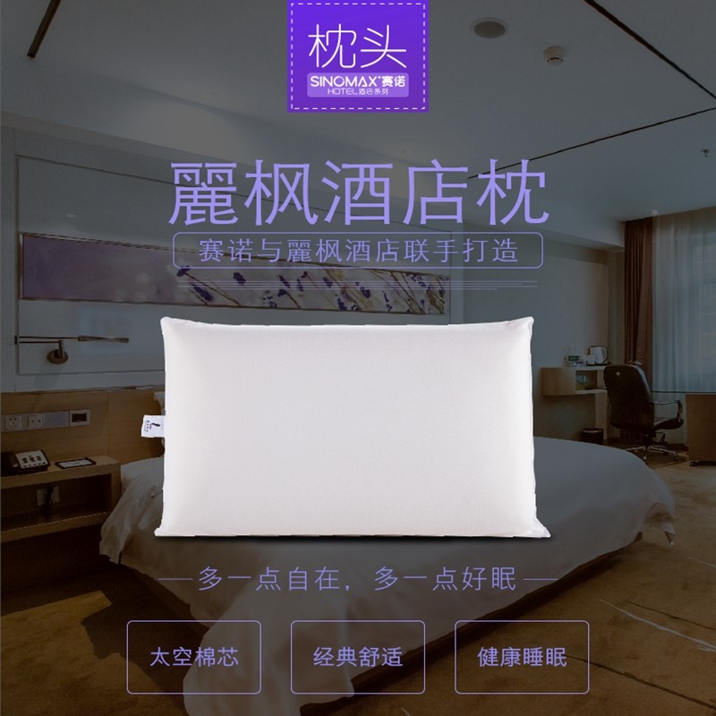 丽枫酒店同款赛诺太空记忆棉枕芯无压慢回弹头护颈椎助睡眠棉枕头