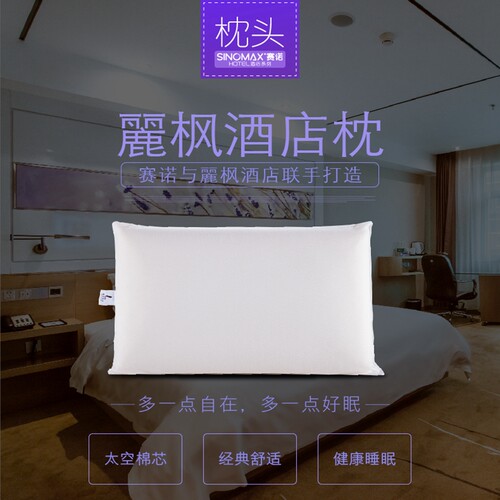 丽枫酒店同款赛诺太空记忆棉枕芯无压慢回弹头护颈椎助睡眠棉枕头