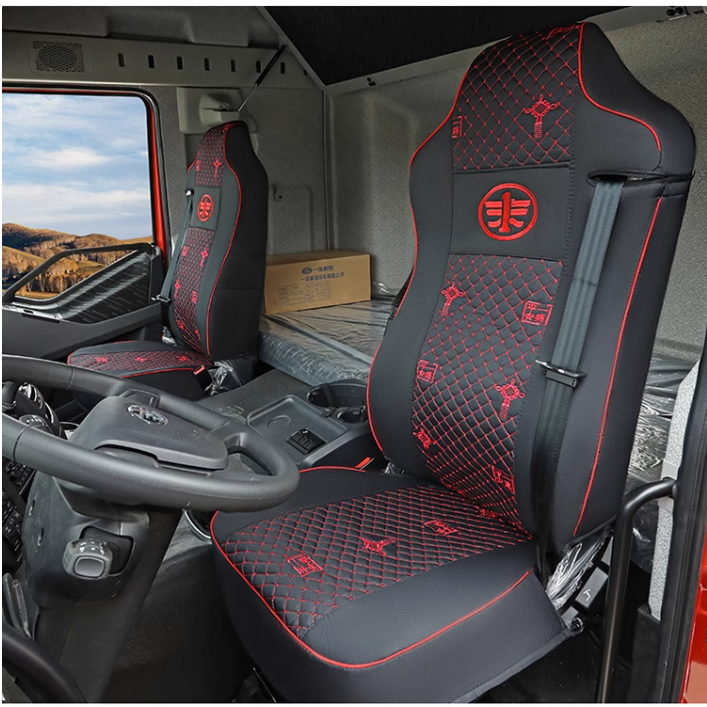 解放J6P座套J6L装饰新款JH6货车专用悍V2.0龙V天V四季坐垫全包