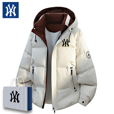 90绒连帽加厚保暖羽绒服大码外套