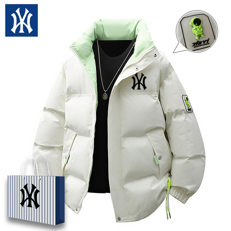 奥莱联名2025冬季立领羽绒服高级感百搭男款加厚保暖宽松短款外套