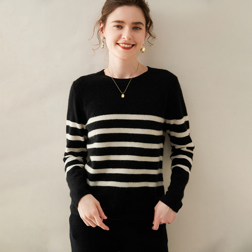 其他长袖圆领通勤羊绒羊毛羊绒衫