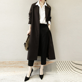 宽松显瘦气质外套韩版 新款 CO6811 风衣外套女2025秋季 徕倩中长款