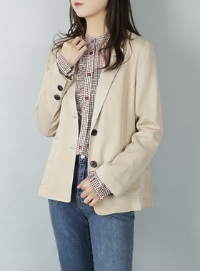 ARTIN徕倩2025秋新品女质感薄款垂顺百搭显瘦小西装外套JK3598-1