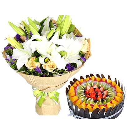 涞源县南马庄北石佛乡金家井乡留家庄乡母亲节鲜花店配送生日蛋糕