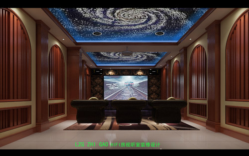 施工图纸效果图定制家庭影院录音棚琴房听音室声学设计定做演播室