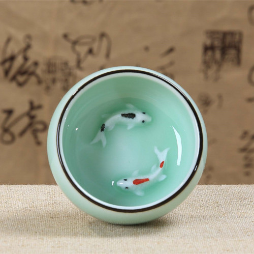 青瓷潮瓷馆陶瓷瓷好价优茶杯