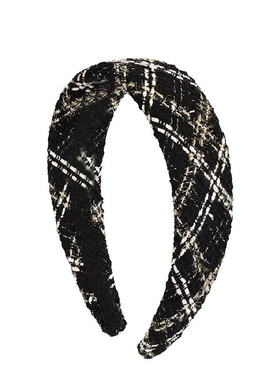 【原版】2025春夏新款高颅顶发箍女头箍黑色时尚感洋气小香风发卡