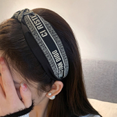 原版 复古D家发卡发箍夏天宽边显脸小头箍压发高级感百搭外出